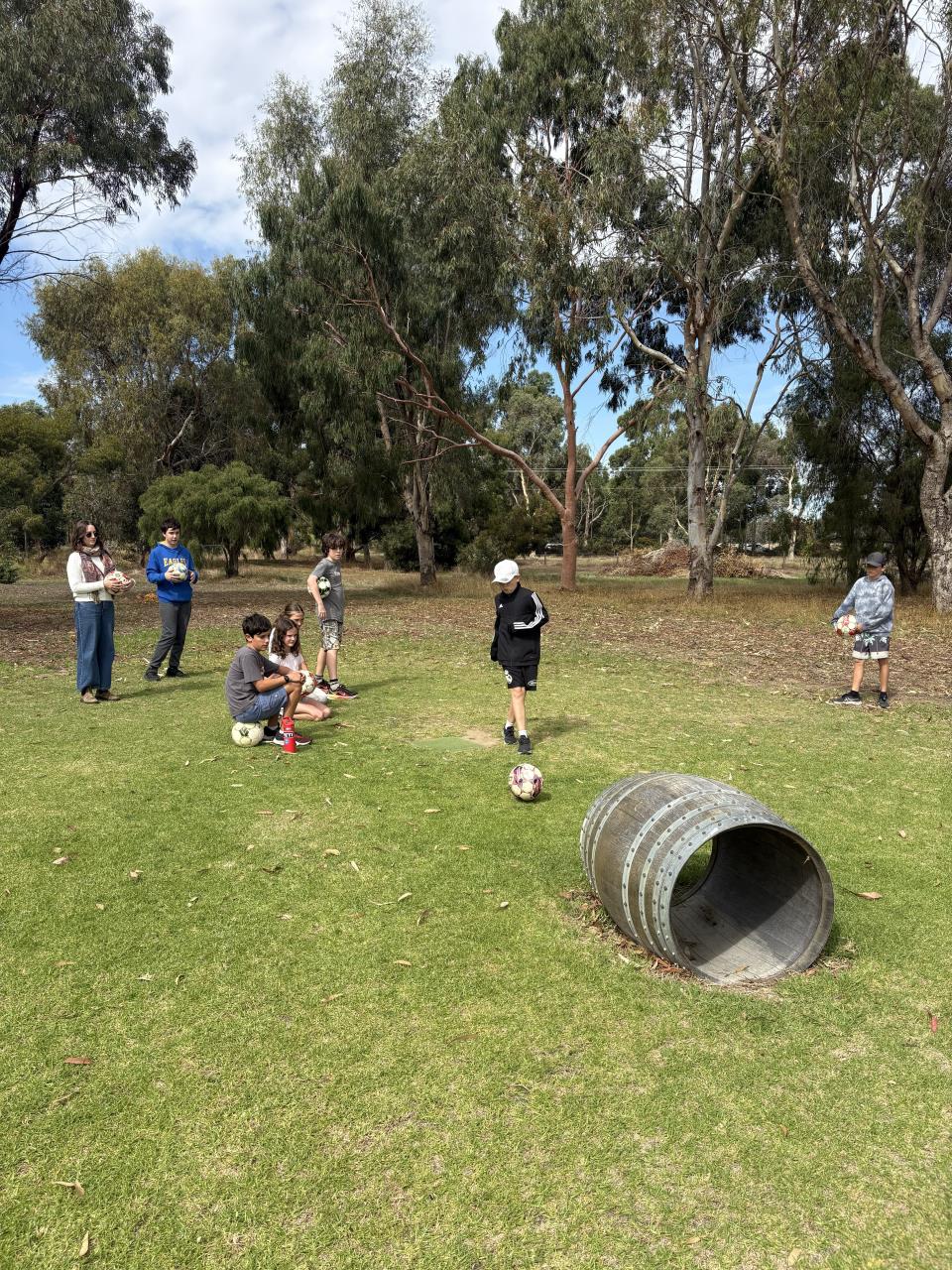 Golf Soccer Fun at Golf Gardens