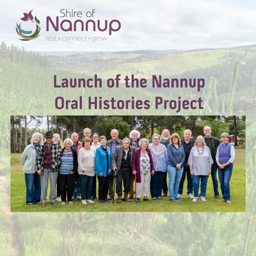The Voices of Nannup, Oral Histories Project Image