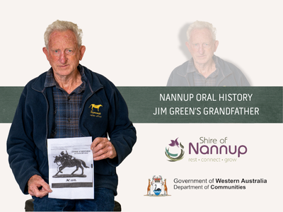👉 Listen to Jim's recollections from his grandfather about war, royalty, and the journey to Nannup Image