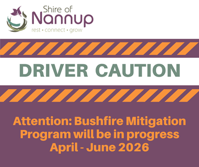 Image: Bushfire Mitigation Works - East Nannup Road