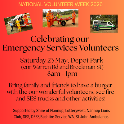 Image: This Weekend Celebrating Our Local Volunteer Emergency Services