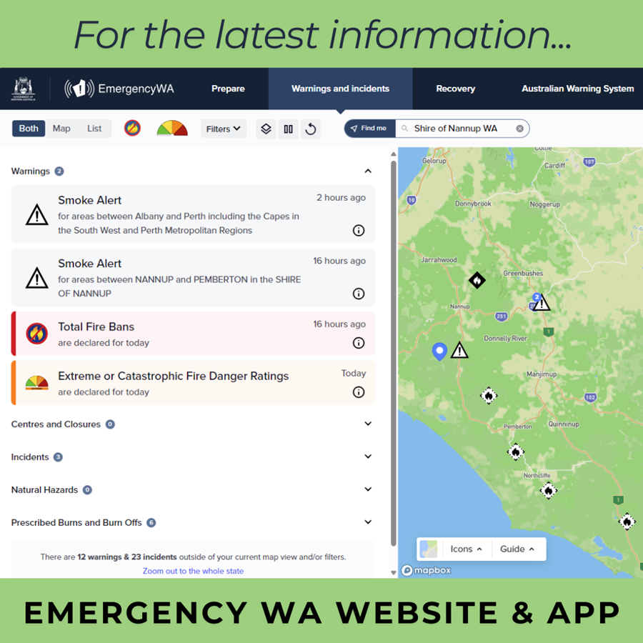 Photo: Get instant alerts - Stay informed & safe - Download the Emergency WA app today!   Available now on App Store and Google Play.