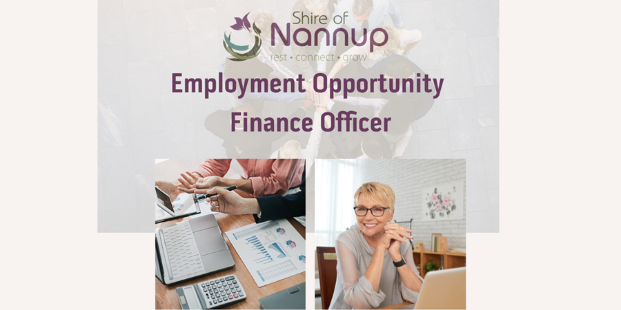 Photo: Employment Opportunity within the Shire of Nannup  🌟 Finance Officer 🌟Are you looking to a career in Finance, motivated and detail-oriented. Join our Corporate Services Team as a Finance Officer!