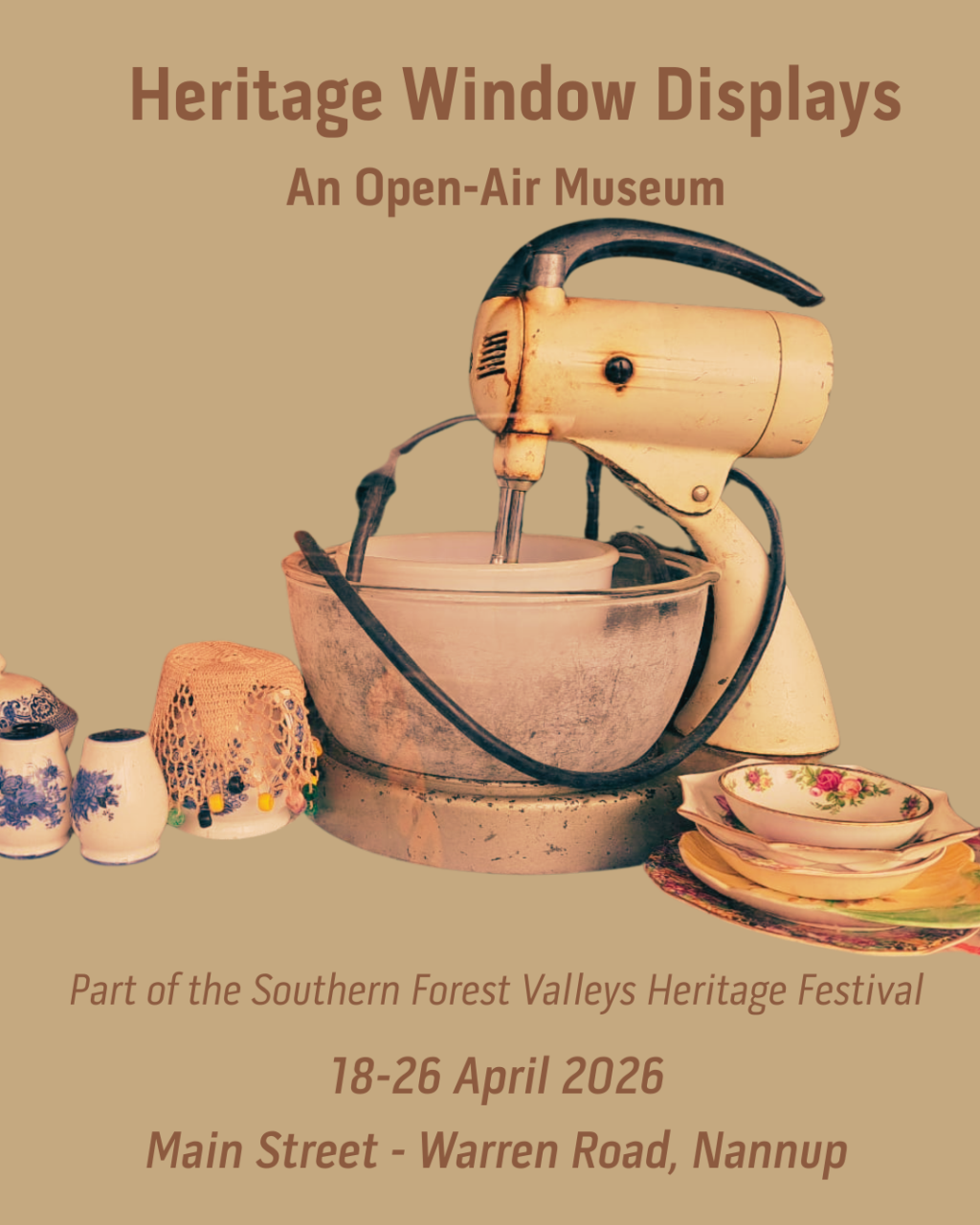 Heritage Window Displays - Nannup Open-Air Museum