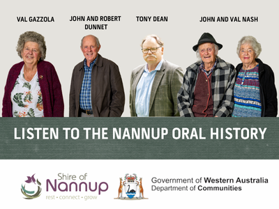 The Nannup Oral Histories Project Has Launched its first releases!