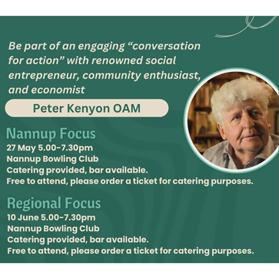 Image: Join a Conversation for Action with Peter Kenyon OAM
