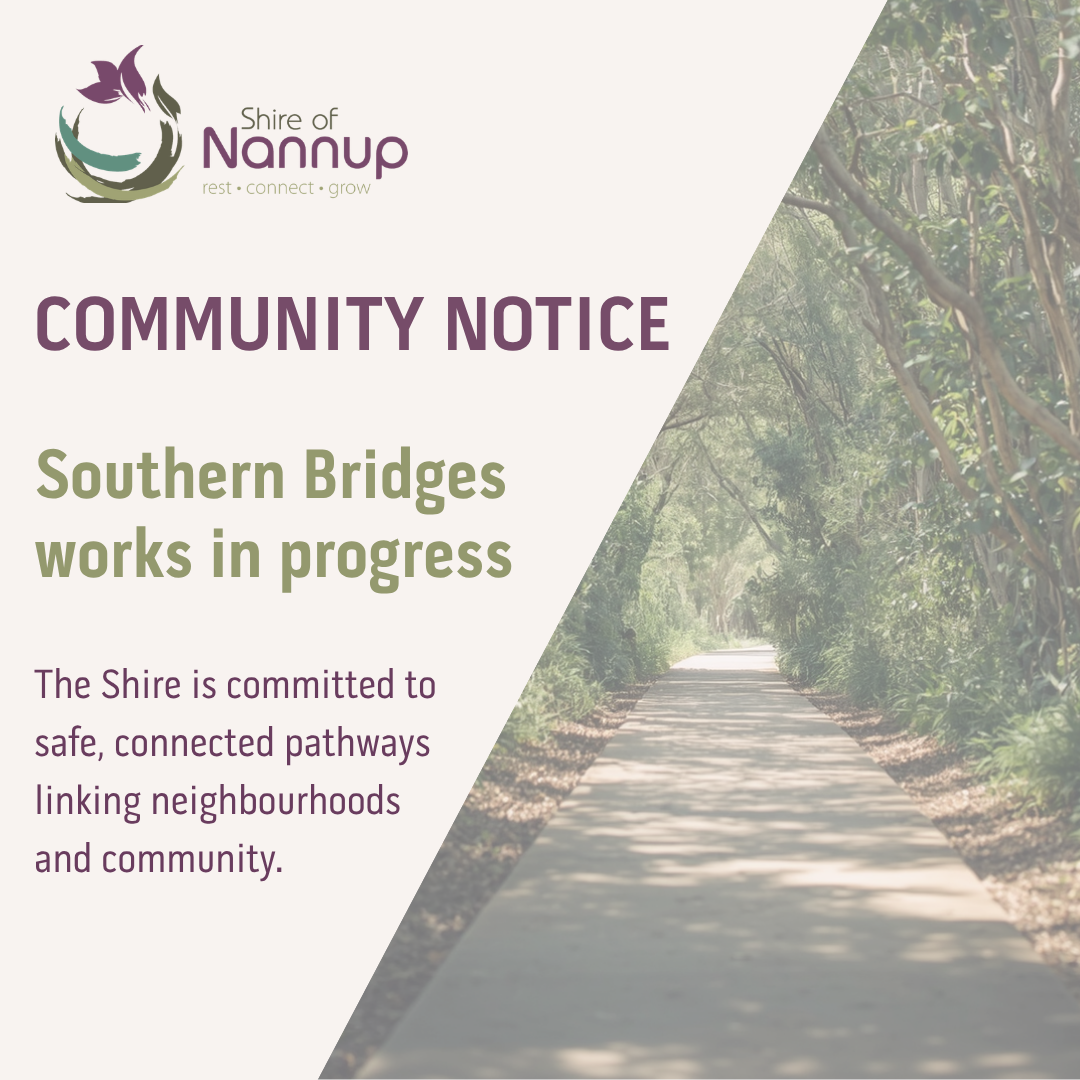 Community Update – Southern Bridges Shared Path Project