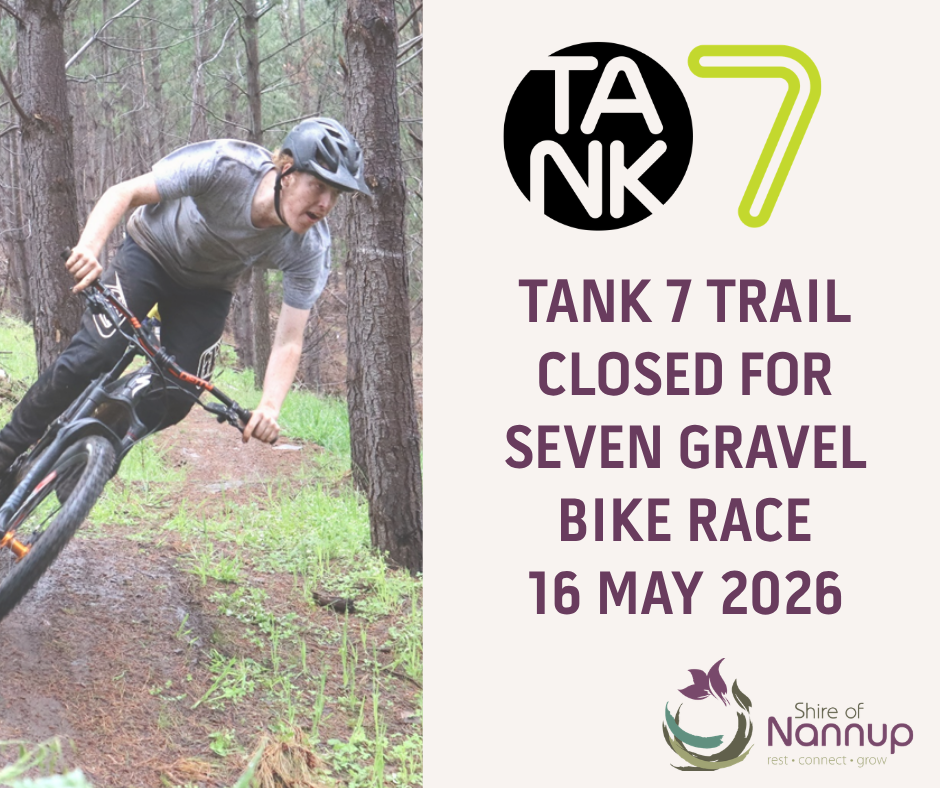Community Notice – Tank 7 Mountain Bike Park Update