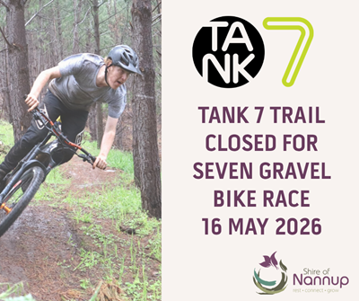Image: Community Notice – Tank 7 Mountain Bike Park Update