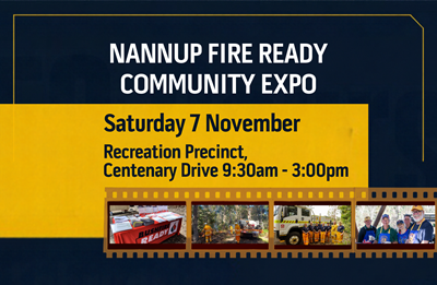 Image: NANNUP FIRE READY COMMUNITY EXPO on Saturday 7 November
