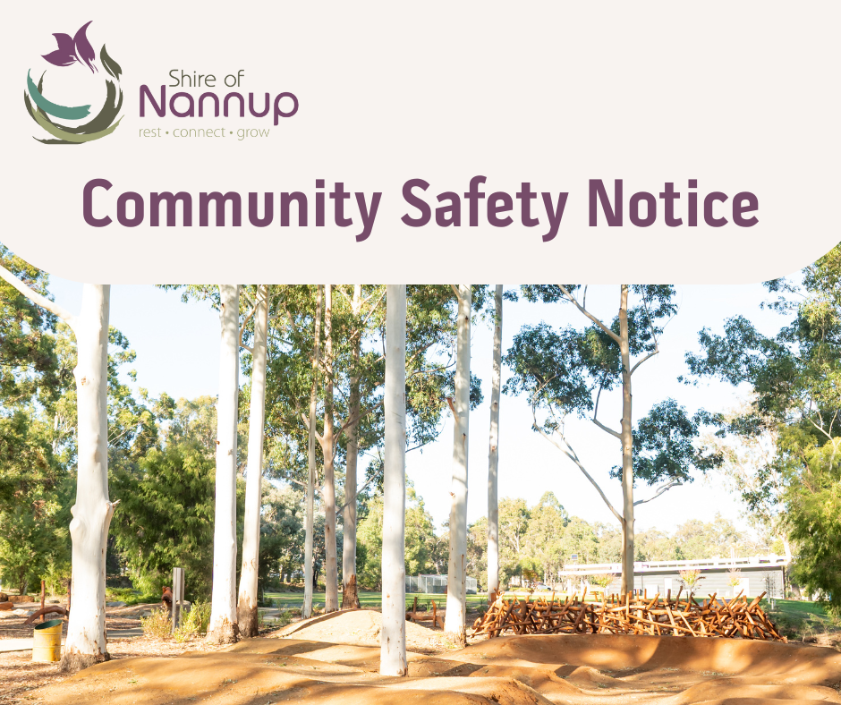 Community Safety Notice: Tree Removal at Marinko Tomas Park Playground