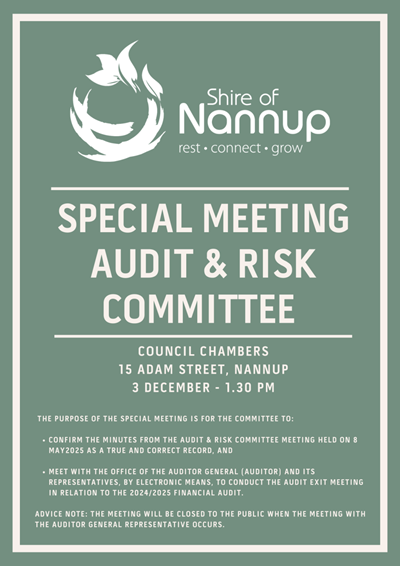 Image: SPECIAL MEETING – AUDIT & RISK COMMITTEE