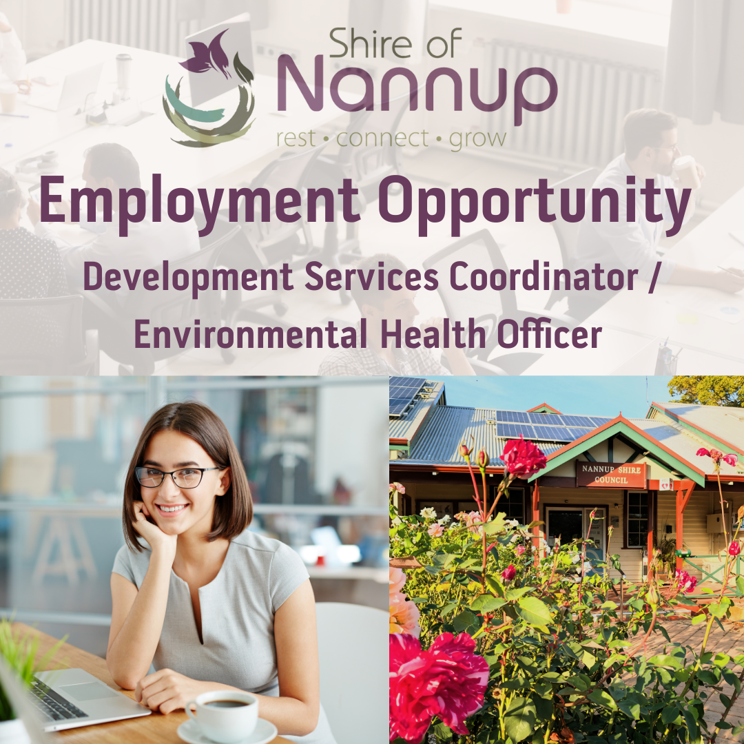 Employment Opportunity - Help Shape Nannup’s Future!