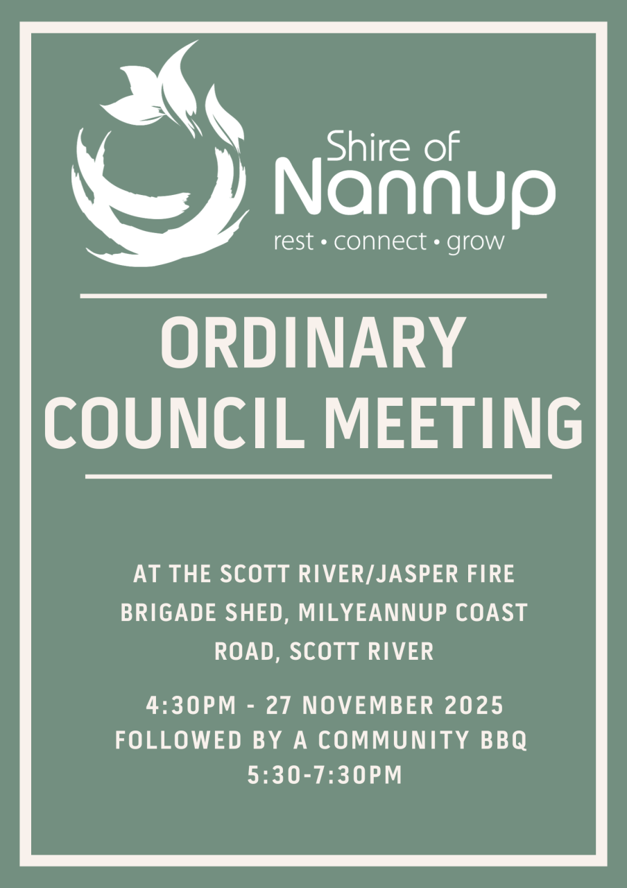 Notice: Ordinary Council Meeting venue for November 2025