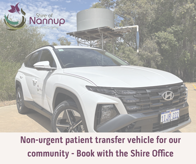 Image: Non-Urgent Transport to assist residents to Health/Medical Appointments