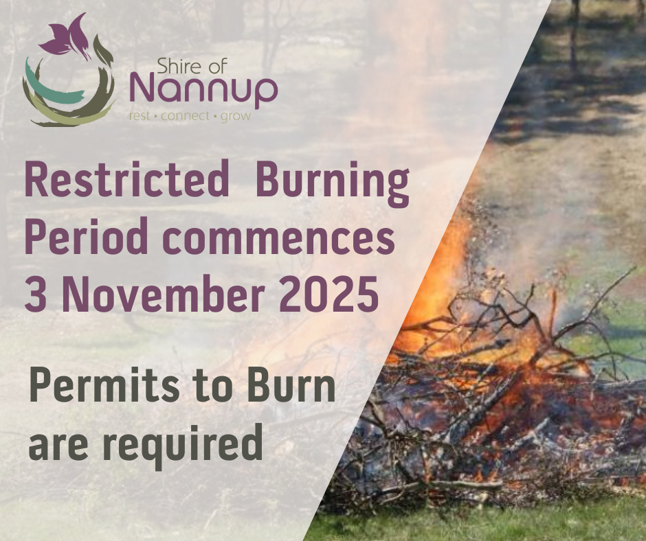 Bushfire Season Reminder: Firebreak Compliance & Burning Permits