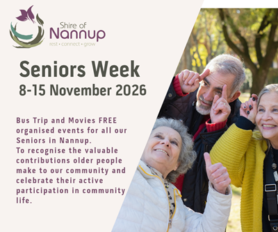 Image: Funding Secured for Nannup Seniors Week 2026 Celebrations