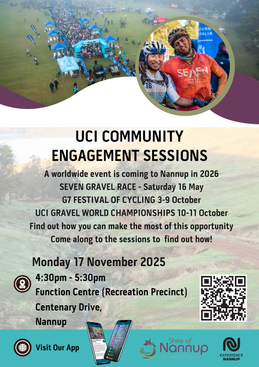 Join us for the 'UCI Gravel World Championships 2026 - Community