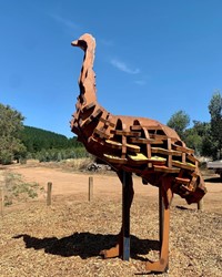 Living with Emu's - Art Sculpture installation